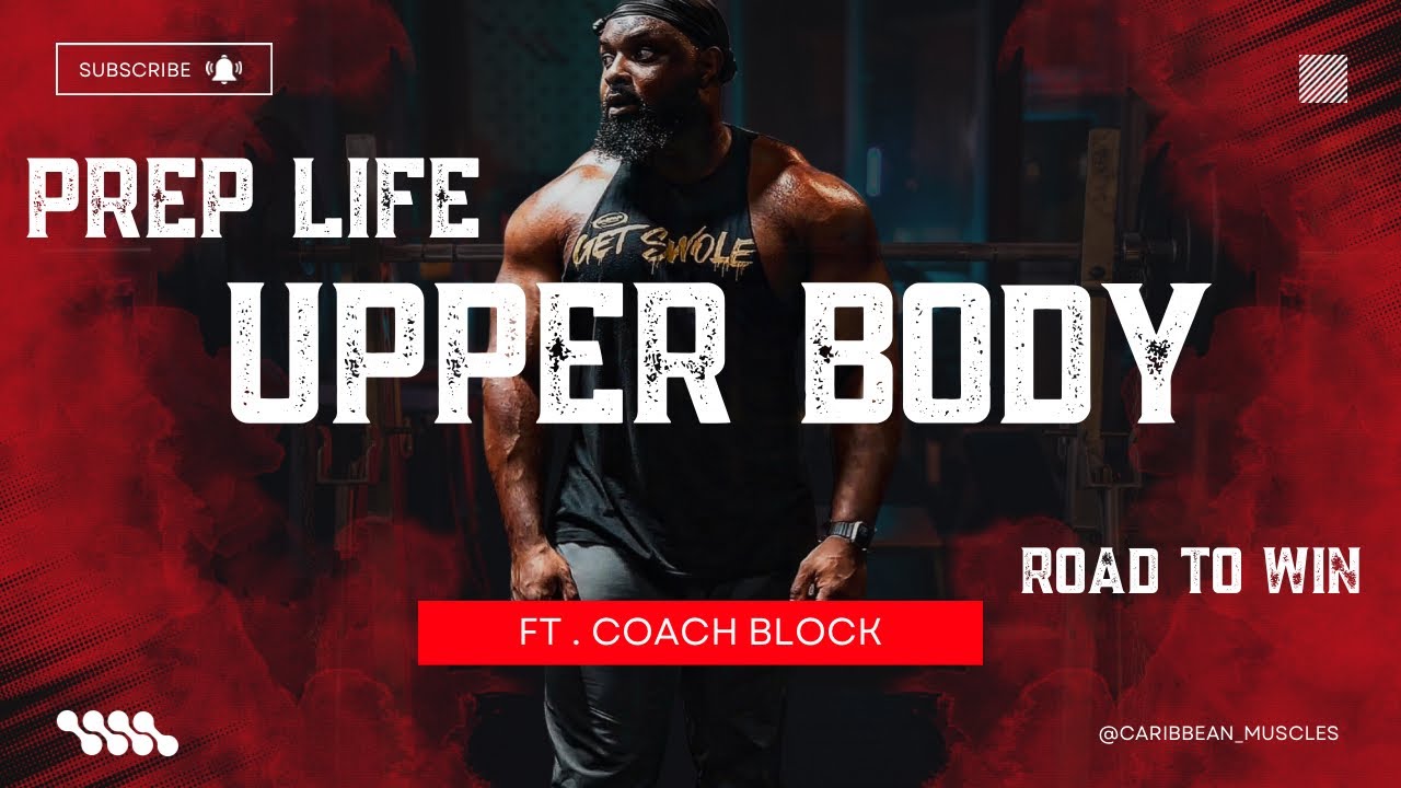Prep & Purpose: Road to Glory | EP. 3 DOUBLE UPPER BODY WORK | SHOULDERS, CHEST & BACK 💪🏾🔥