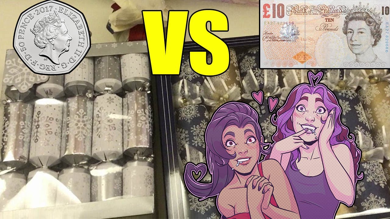 50p CHRISTMAS CRACKER VS &pound;10 XMAS CRACKERS