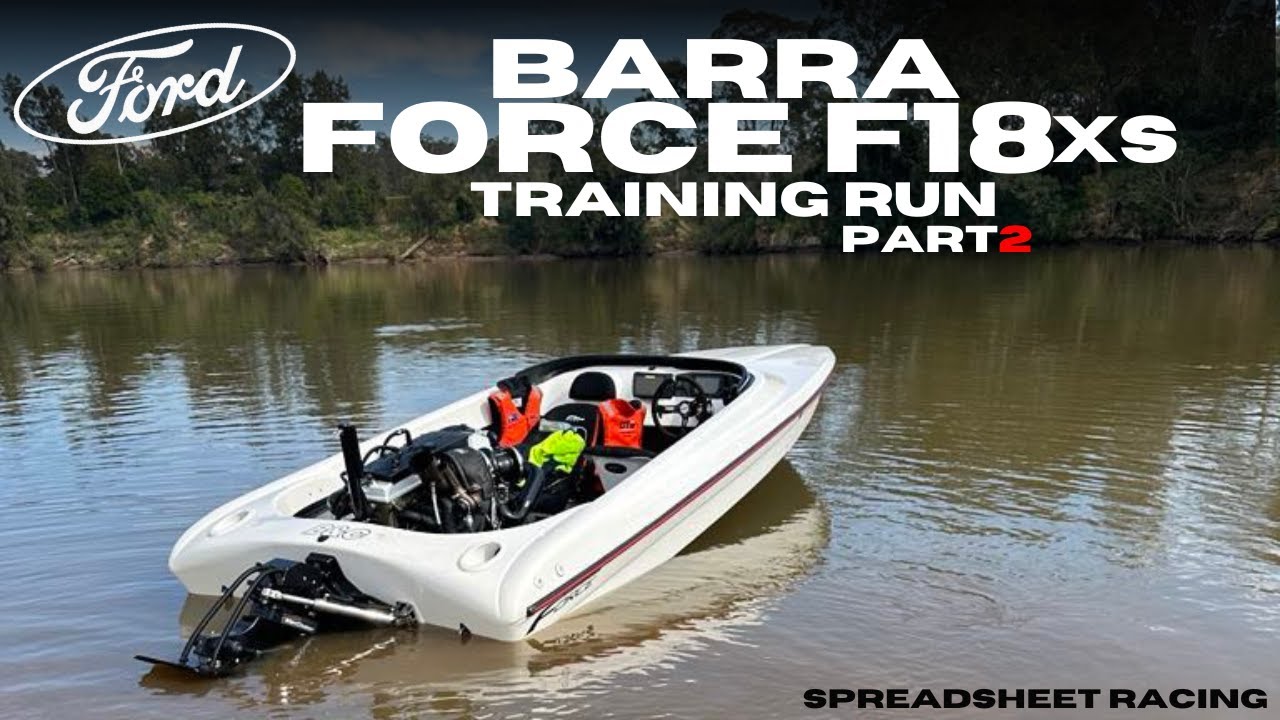 F18xs Force Sterndrive with Ford Barra Motor PART 2