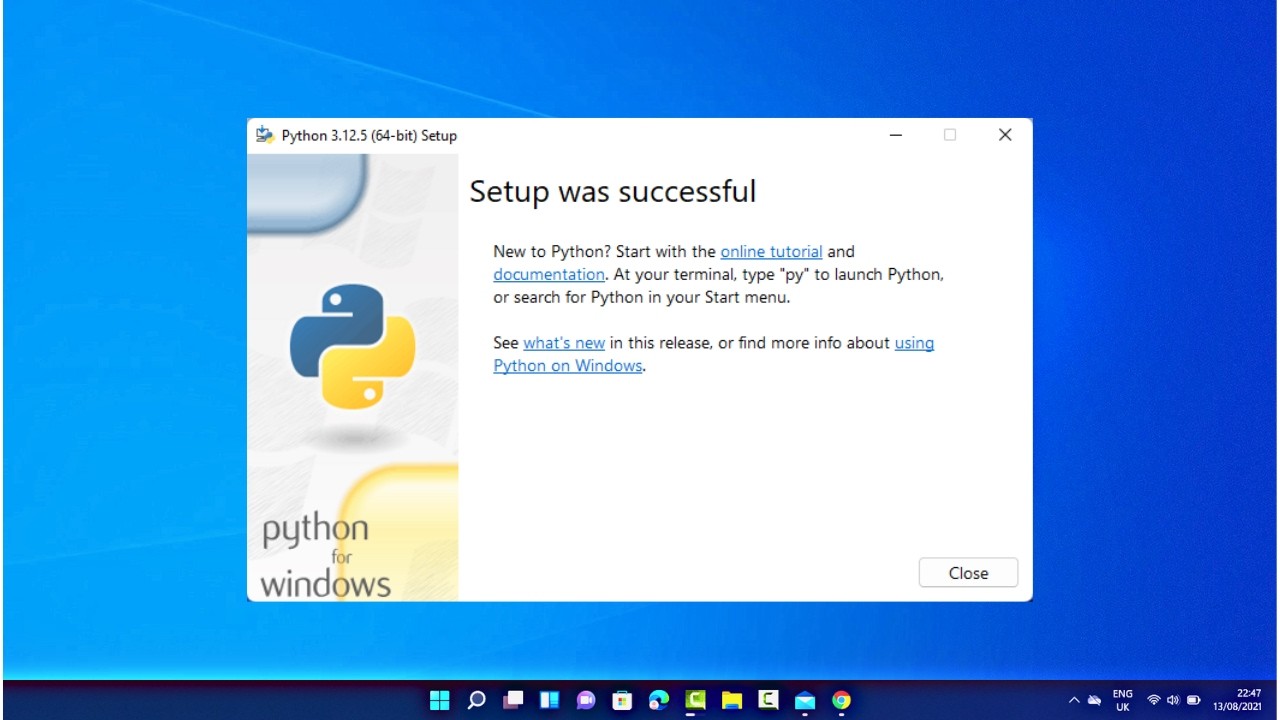 How to Install Python 3.13.1 on Windows 11
