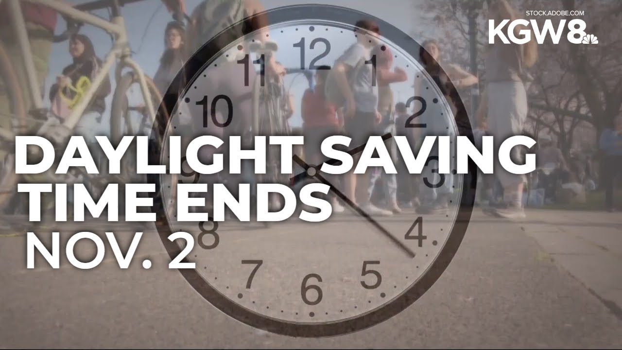 Prepare to fall back: Daylight saving time ends Sunday