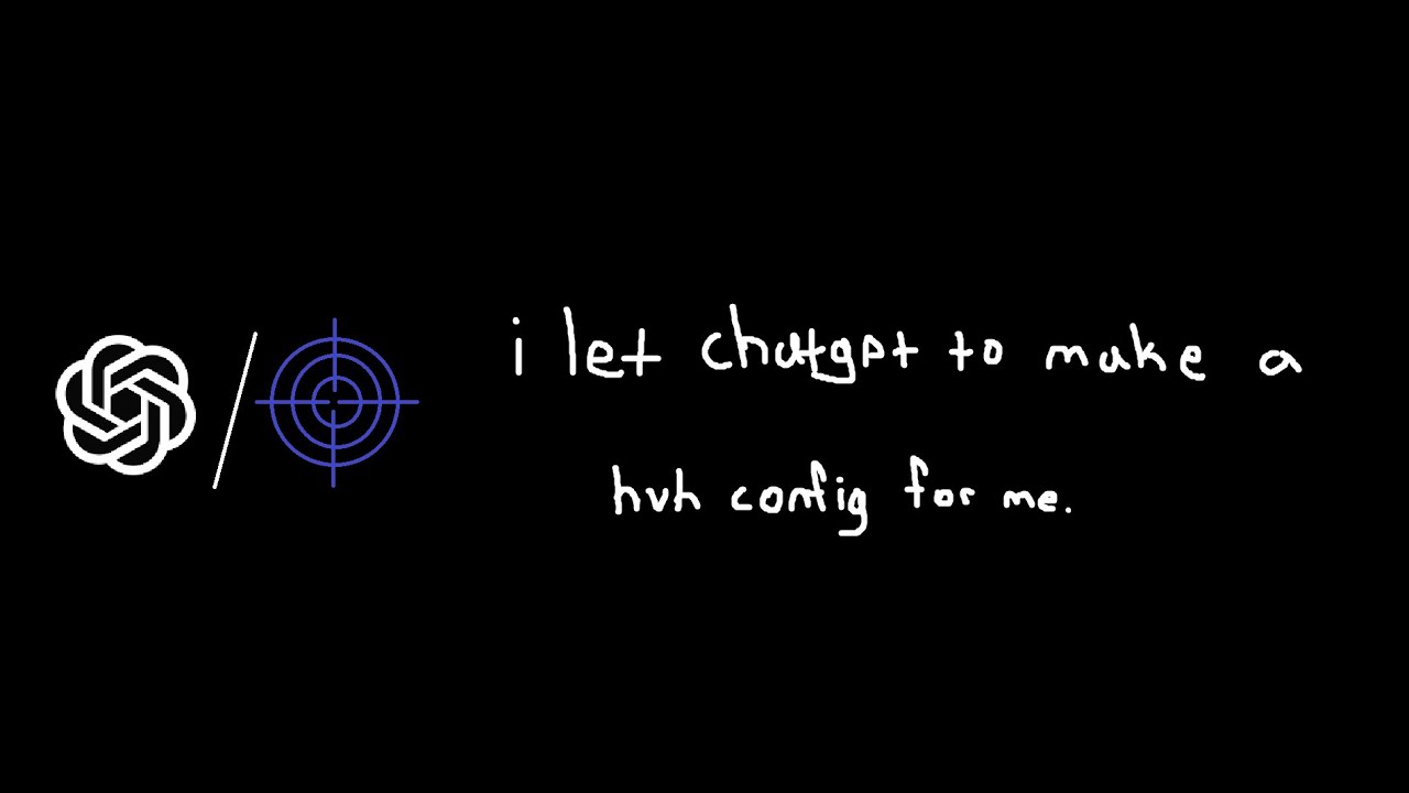 i let AI (CHATGPT 4.5) to make a HVH CONFIG for me | cs2