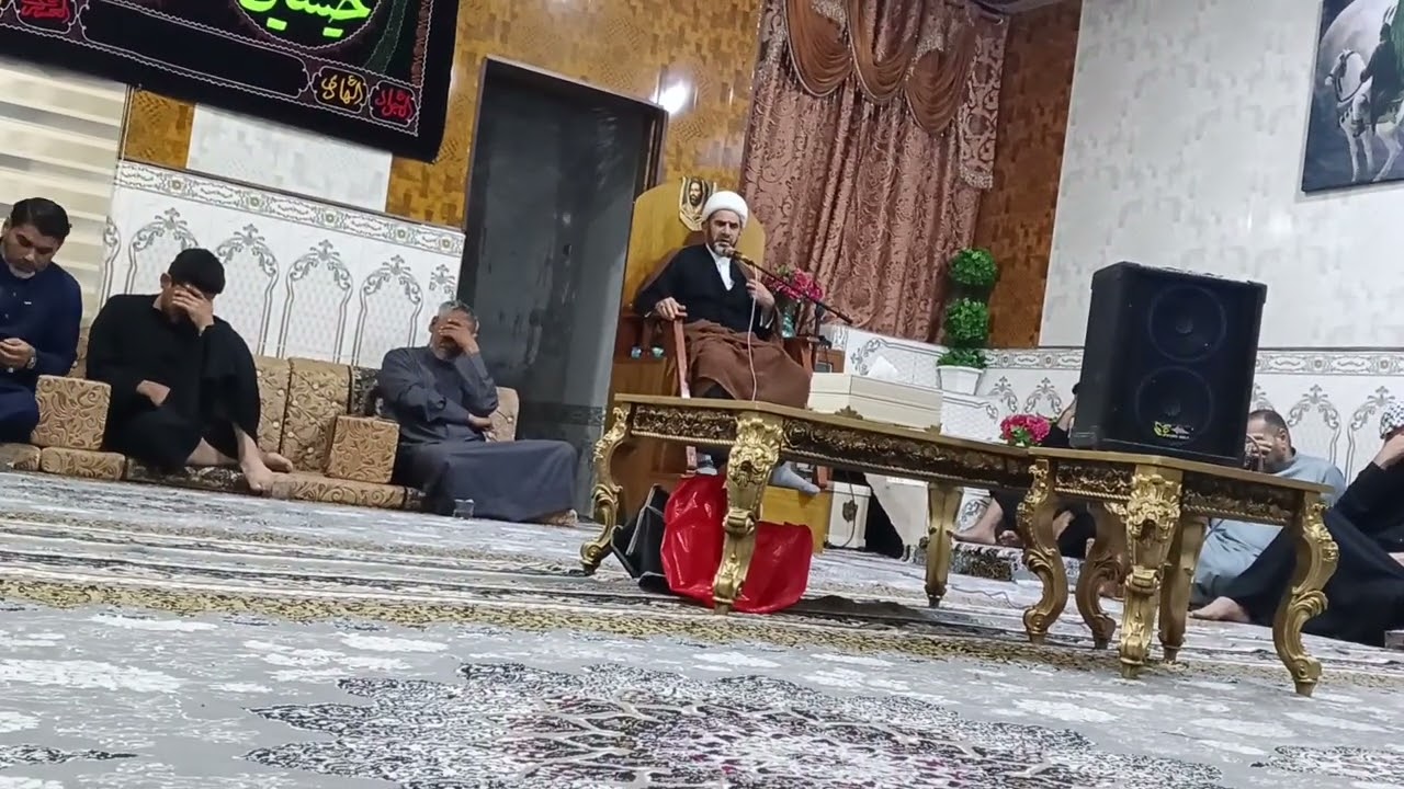 سماحه الشيخ علي الصيمري باستشهاد أم البنين عليها السلام اليله 