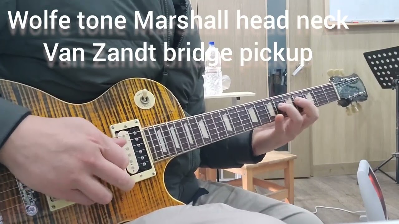 Epiphone 57ch stock pickup vs wolfetone Marshall head and van Zandt With 2007 epiphone Joe perry