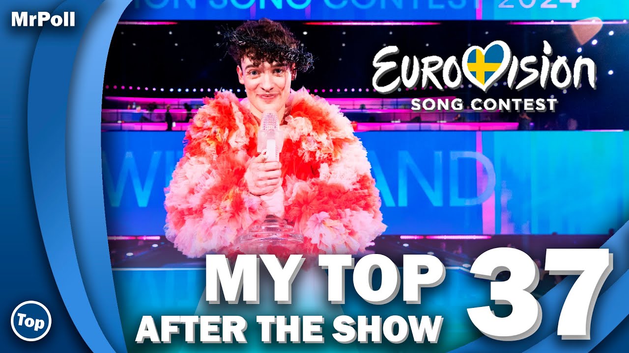 Eurovision 2024 - My Top 37 (After The Show)