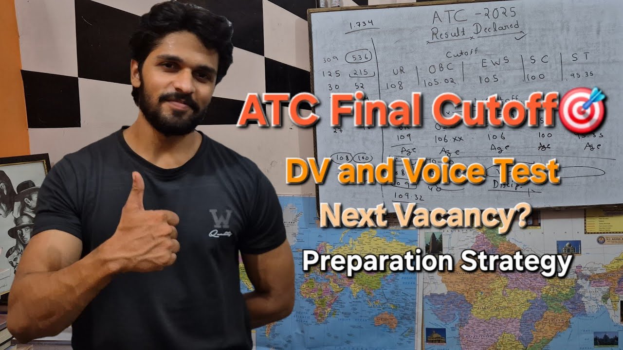 ATC Final Cutoff (Expected)🎯 || AAI ATC Voice Test || ATC Eligibility || ATC 2025 Result #aai #atc
