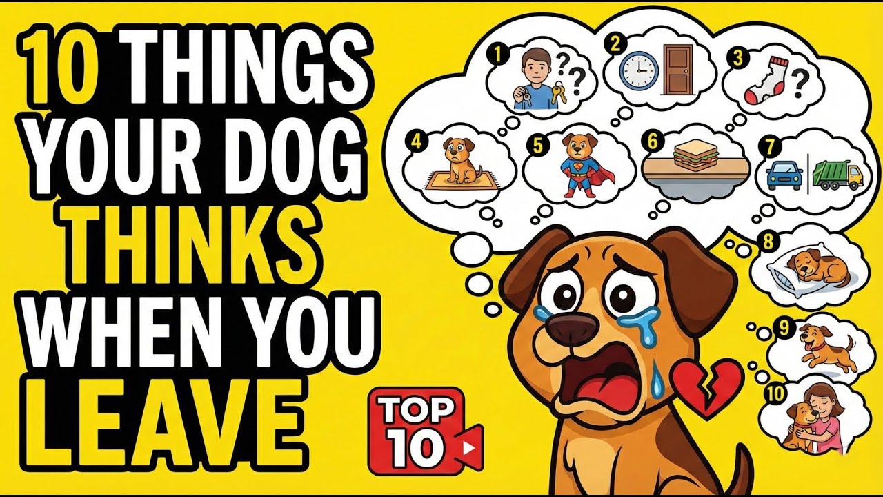 10 Things Your Dog Thinks When You Leave 🐶💔