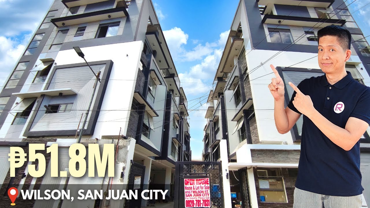 CLASSY 4BR Townhouse with Elevator For Sale in San Juan City