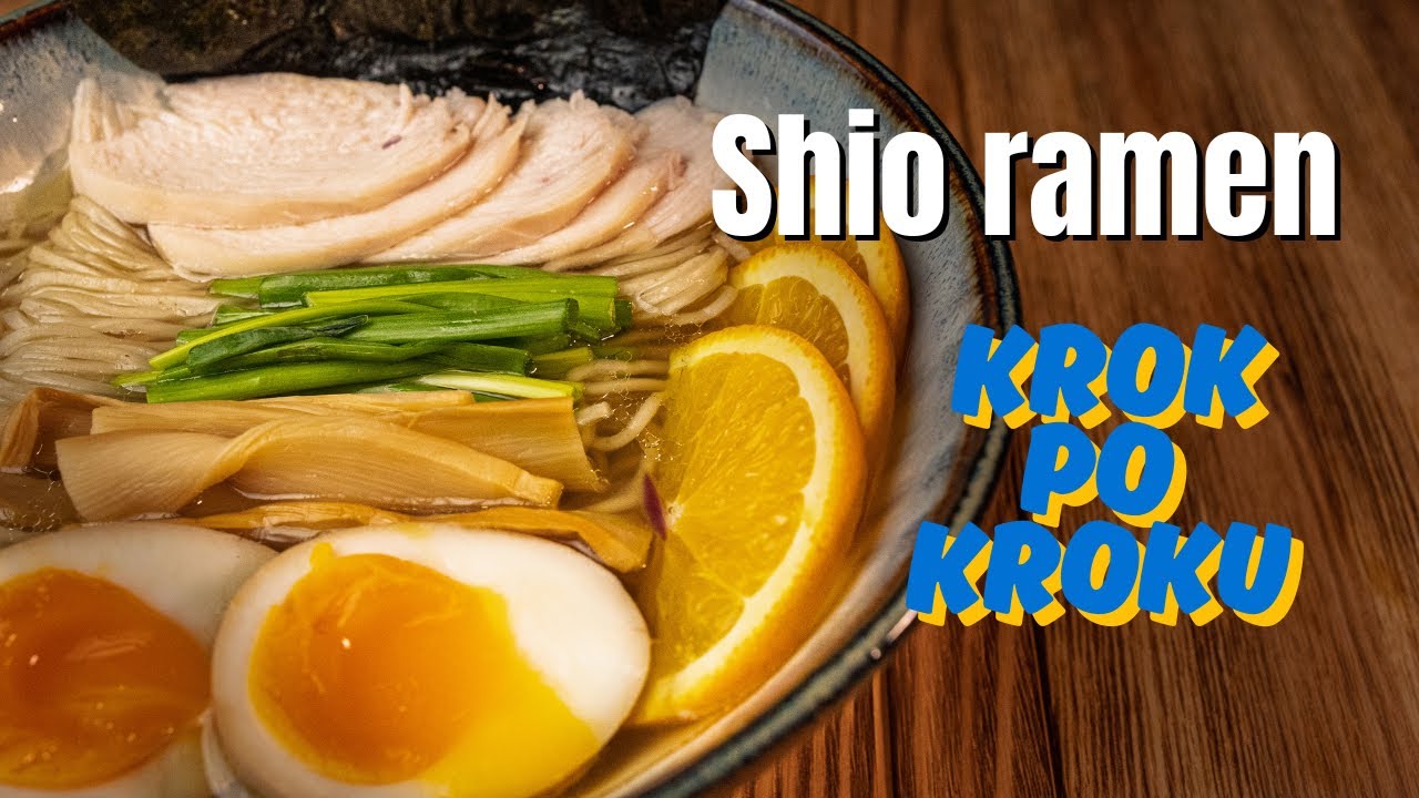 Domowy Pomarańczowy Shio Ramen Krok po Kroku