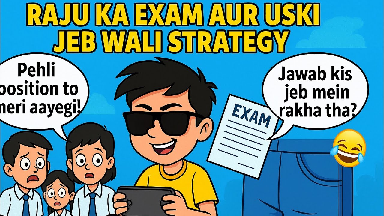 Raju Ka Exam Aur Uski Jeb Wali Strategy 😂📚