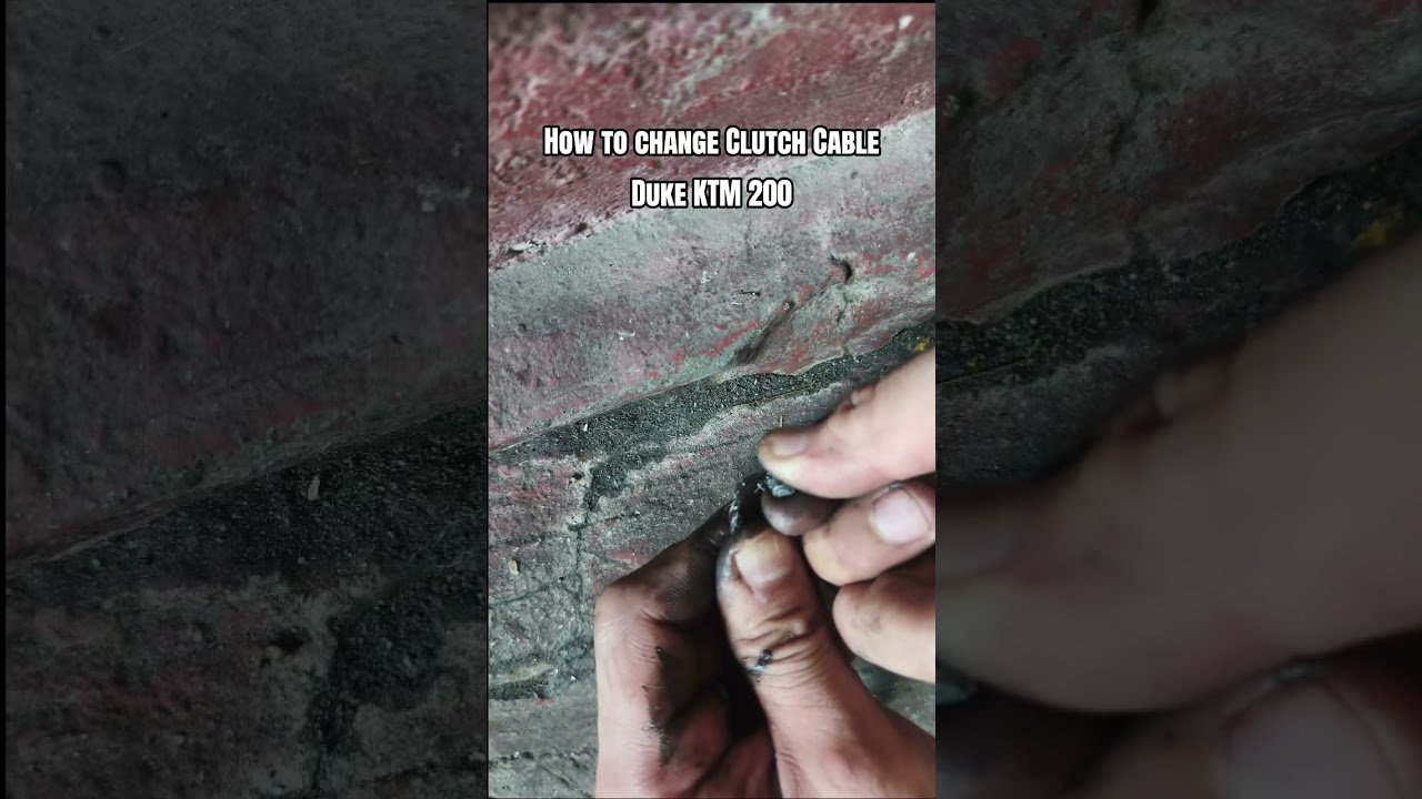 How to change Clutch Cable KTM DUKE 