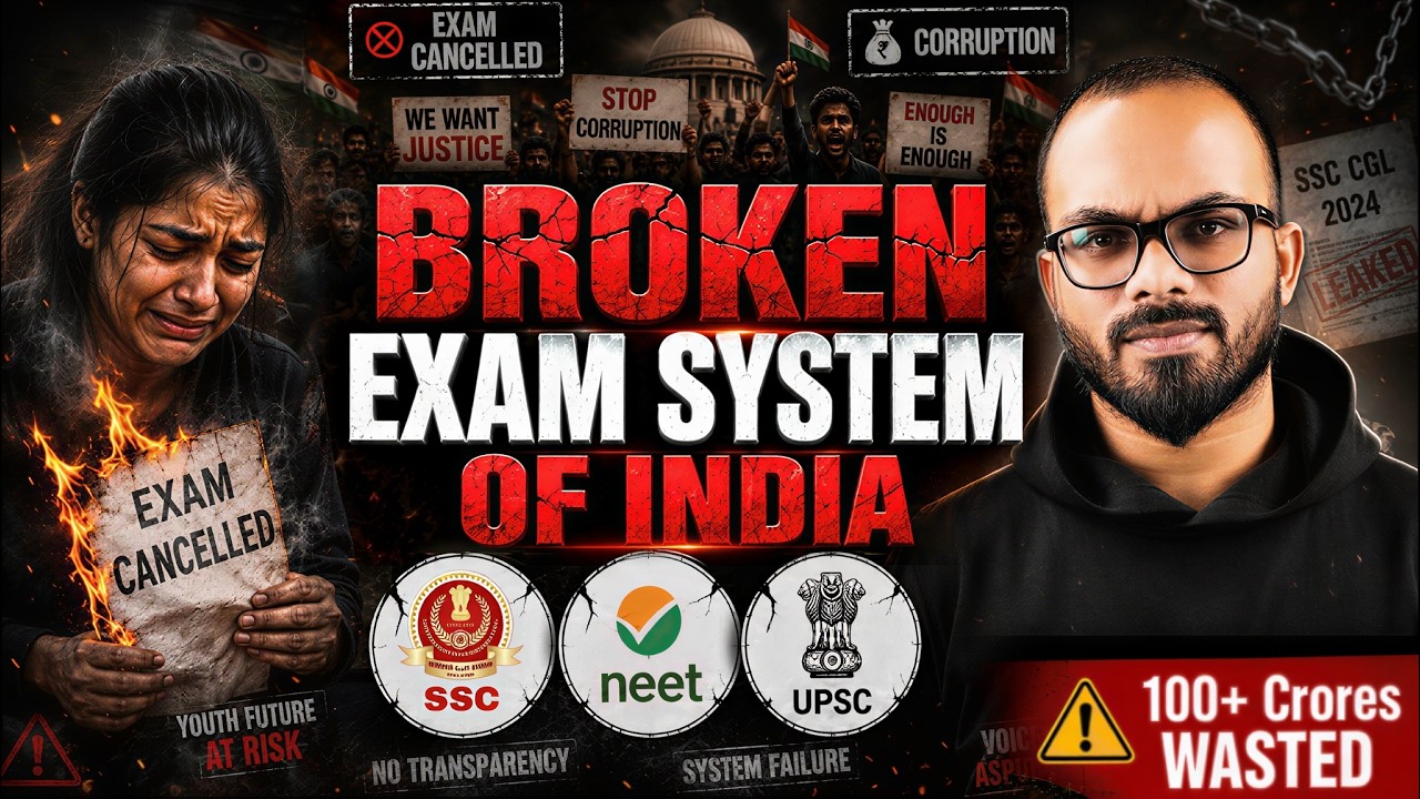 Government Jobs Are Becoming Impossible | Scams , Paper Leaks & Mismanagement #SSC #UPSC