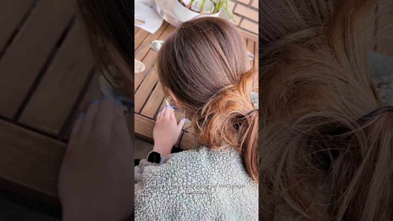 Spiegel gravieren: Vorlagen auf Spiegel auftragen