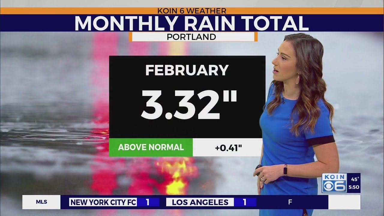 Monday Morning Weather Update: Soggy conditions on tap today in Portland