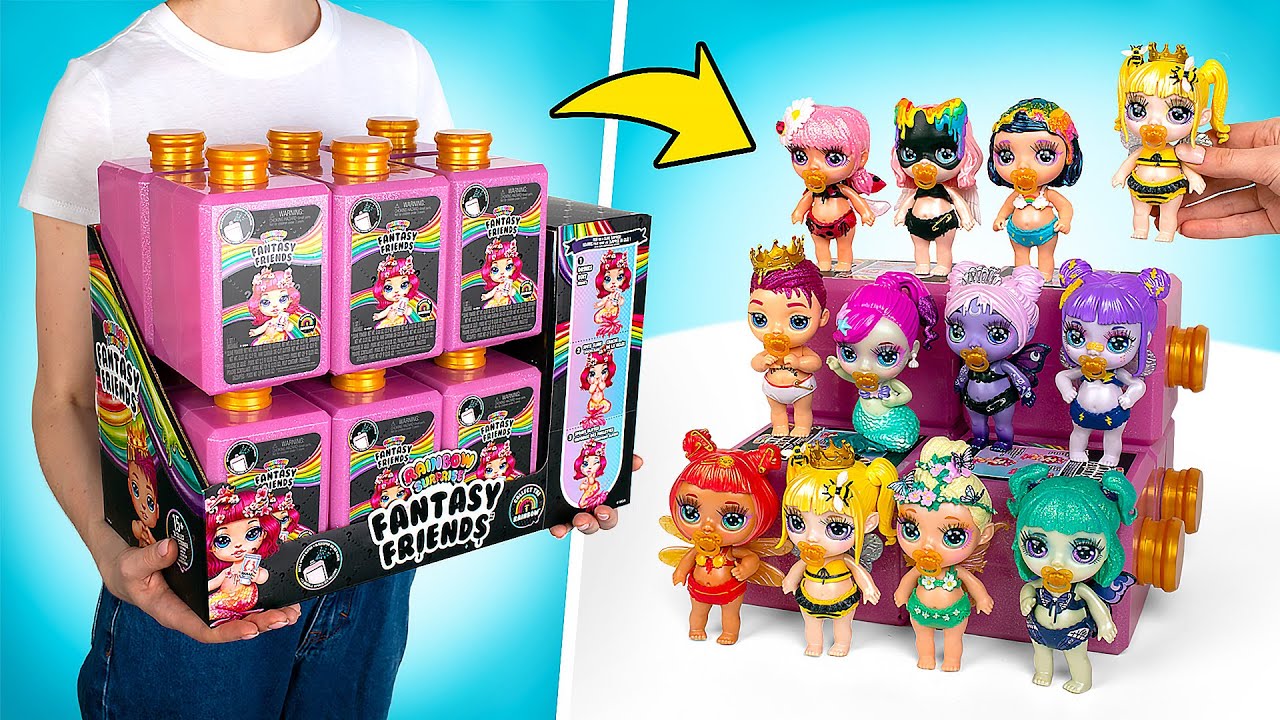 Szlamik własnej roboty | Otwieramy laleczki Poopsie Fantasy Friends