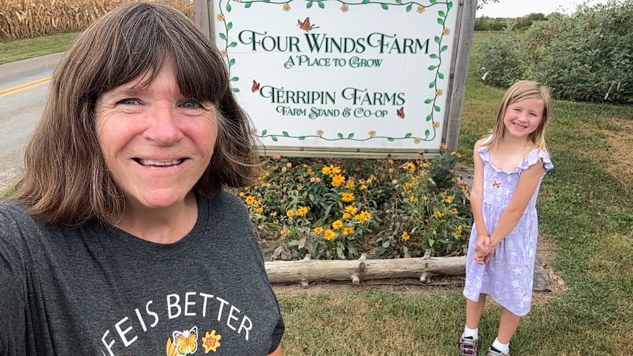 Фермы Террипин и Фоур-Виндс / Подсолнечный лабиринт и пирамиды / Куинси, Иллинойс / Жизнь Ким на ...