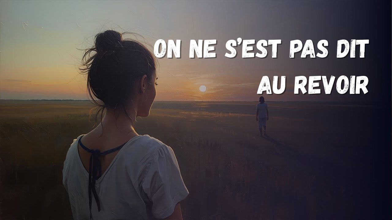 On ne s’est pas dit au revoir – Chanson triste et bouleversante 💔 | départ, non-dit