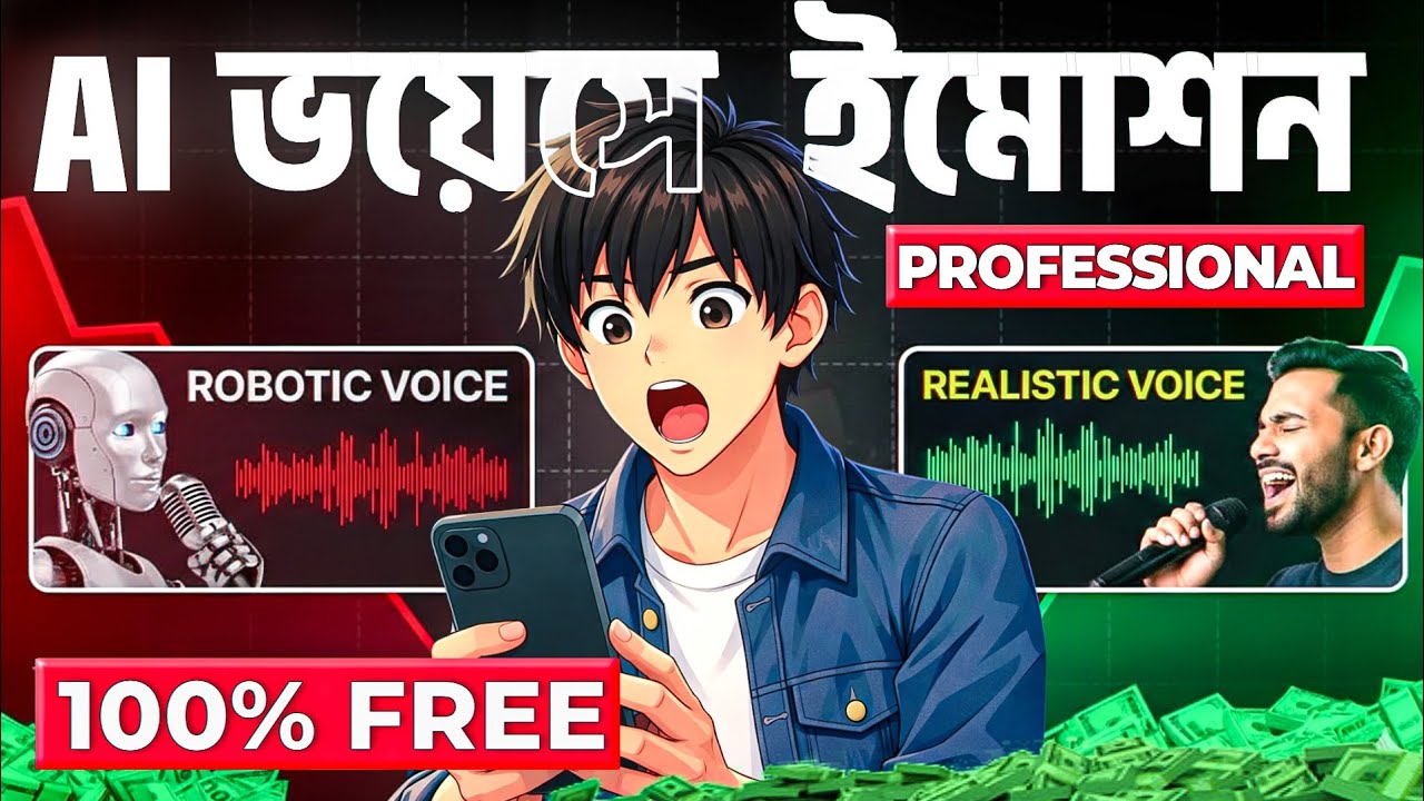 বাংলা AI ভয়েস Full Course 2026 | রোবোটিক থেকে হিউম্যান ভয়েস (ফ্রি মেথড)