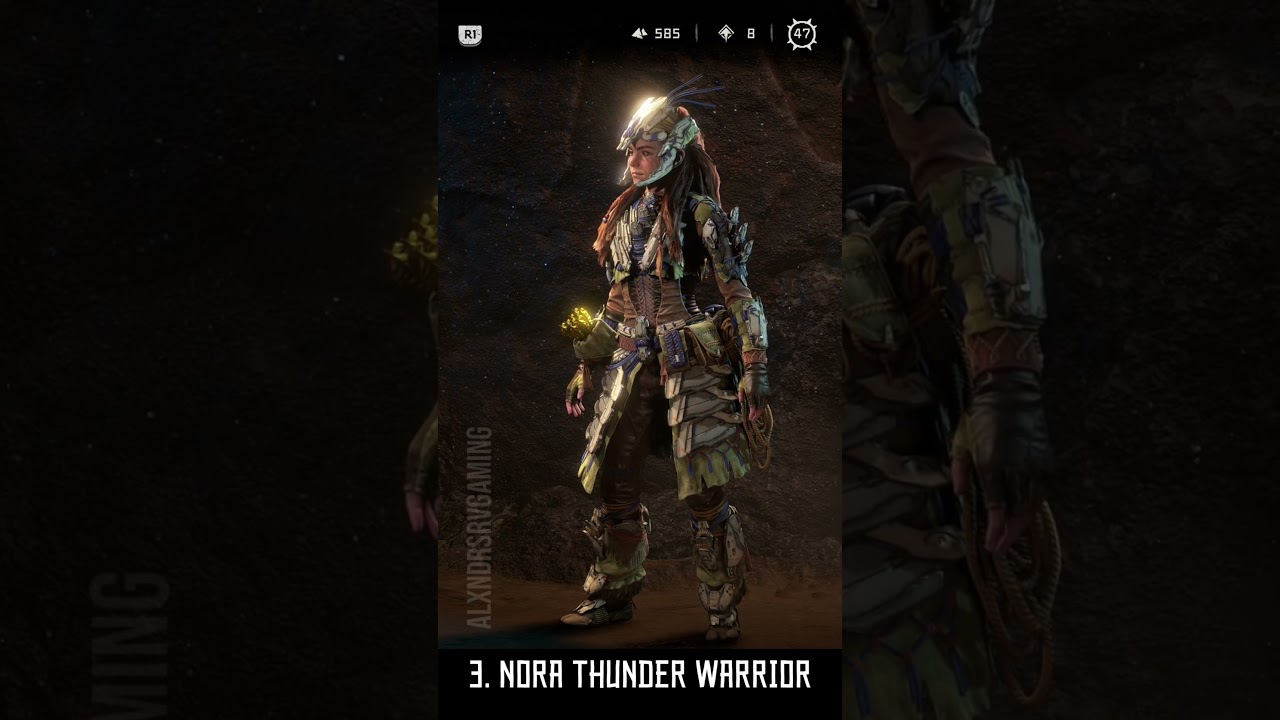 My TOP 5 best looking outfits in Horizon Forbidden West #horizonforbiddenwest #horizon