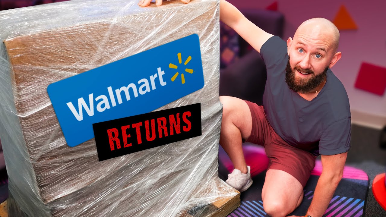 We Bought A GIANT Mystery Crate of Walmart Returns!