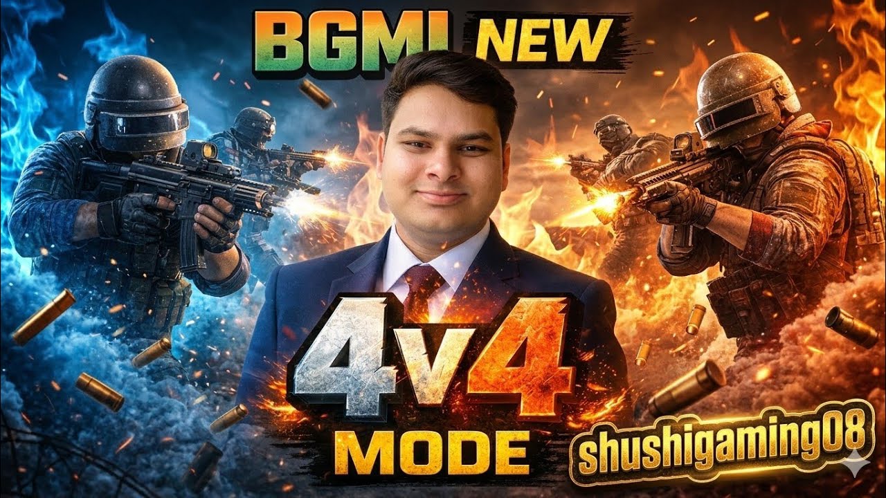 BGMI 4v4 TDM Pro Gameplay 😈 Headshot Only Challenge shushigaming08 