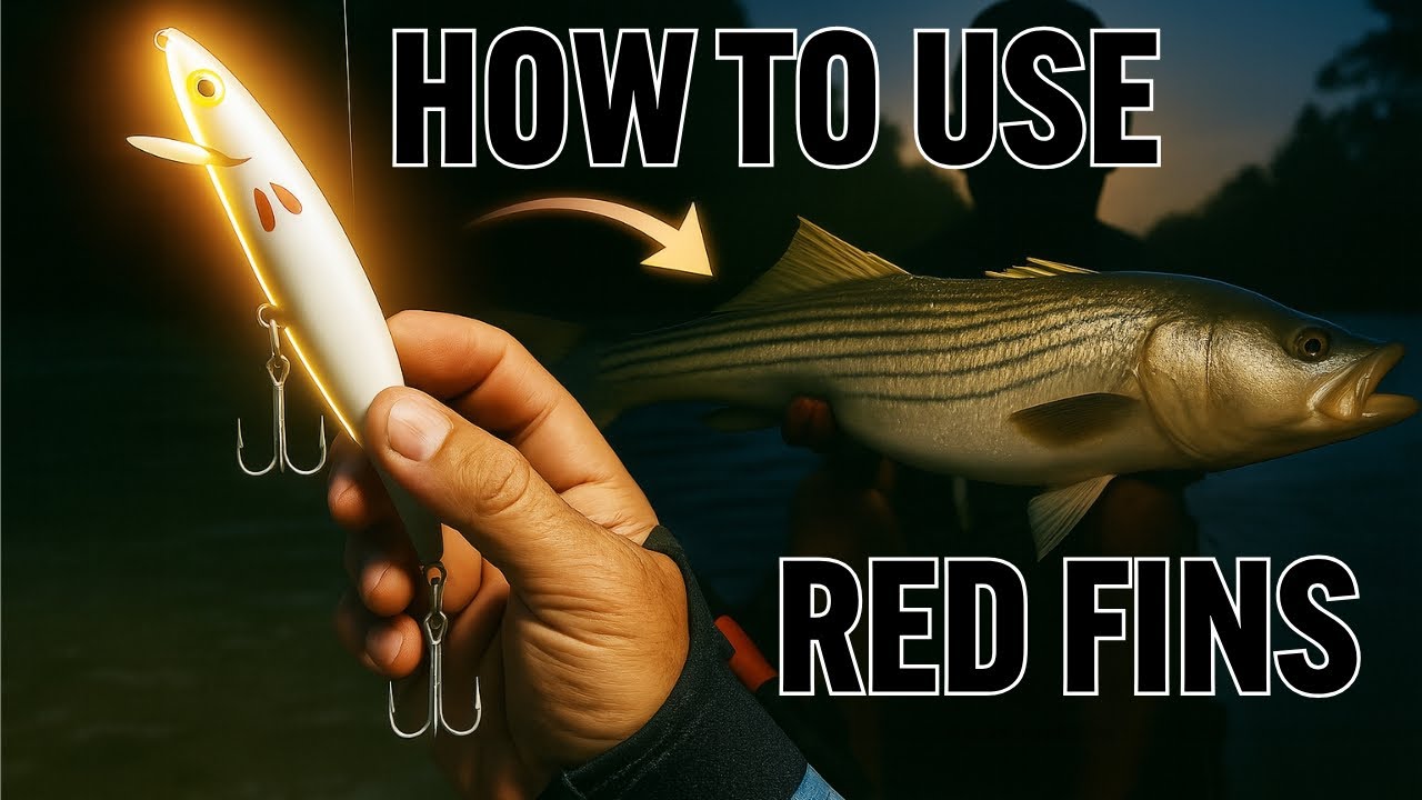 How to Fish a Redfin for Striped Bass in Rivers (Watauga River)