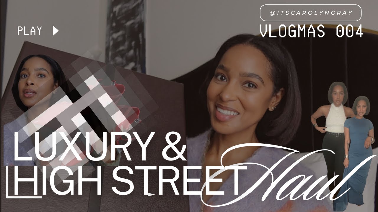 LUXURY AND HIGH STREET HAUL | BLACK FRIDAY PURCHASES, REVIEWS, AND HOT TEA | VLOGMAS 004
