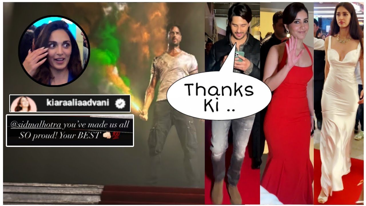 EXIT : Kiara Advani Malhotra praises her Love 💕 Sidharth Malhotra for YODHA | SidKiara | Kiara .