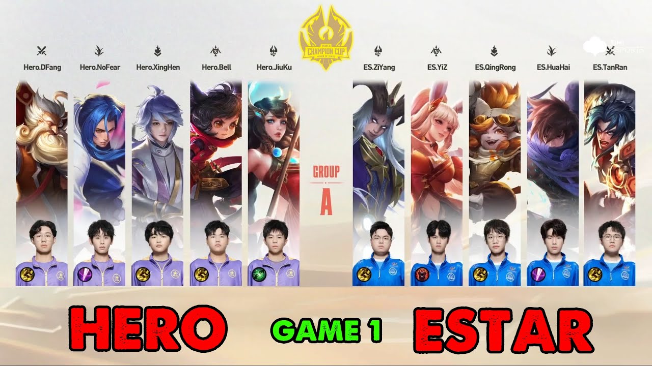 Honor Of Kings | KIC2022 | Group Stage: Hero vs eStarPro Game 1