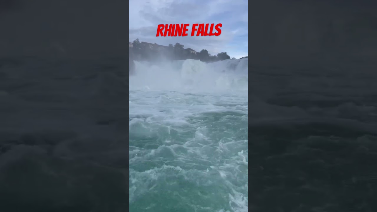 Europe’s biggest waterfall is in Switzerland 