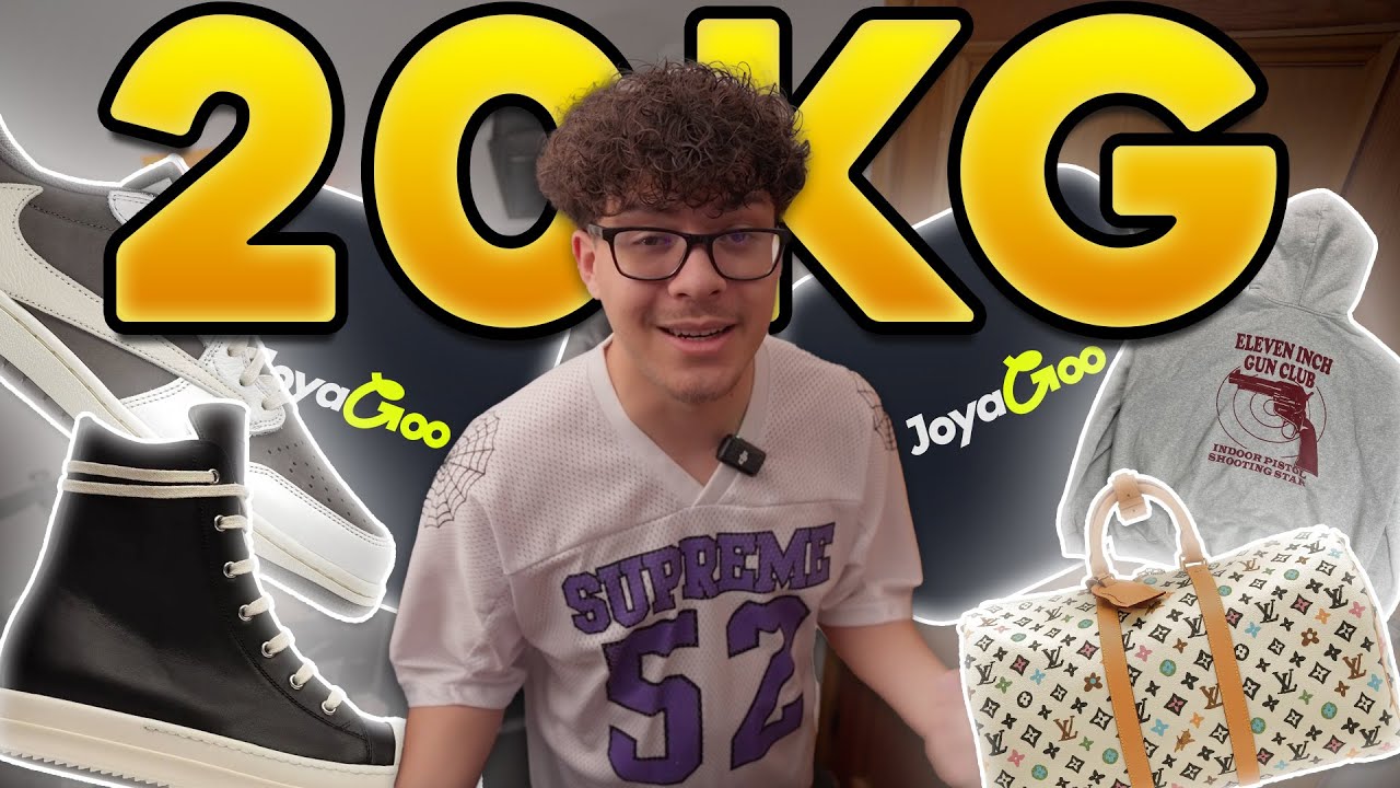 20KG JOYAGOO HAUL UNBOXING! (Rick Owens, Vetements, Louis Vuitton & MORE!)