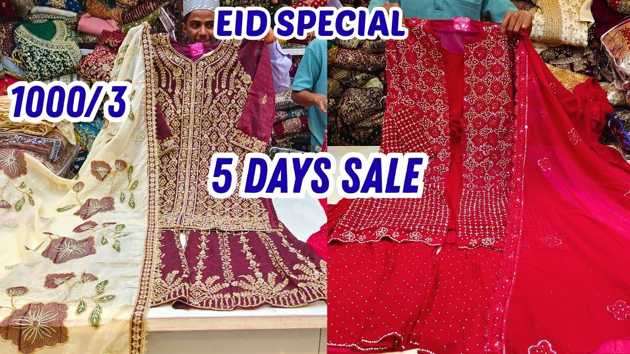 Eid Special 🌙 Bridal Wedding Dresses 😍 | 5 Days Sale | YS Textiles Hyderabad