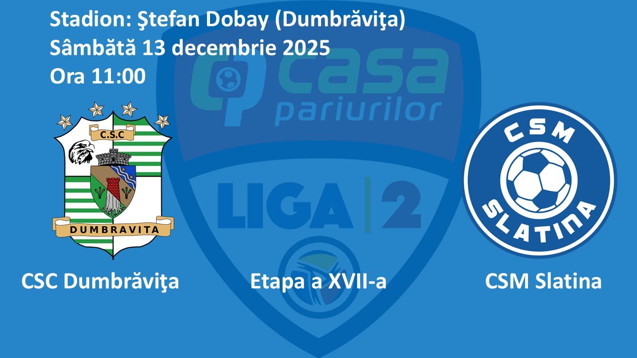CSC Dumbrăviţa - CSM Slatina