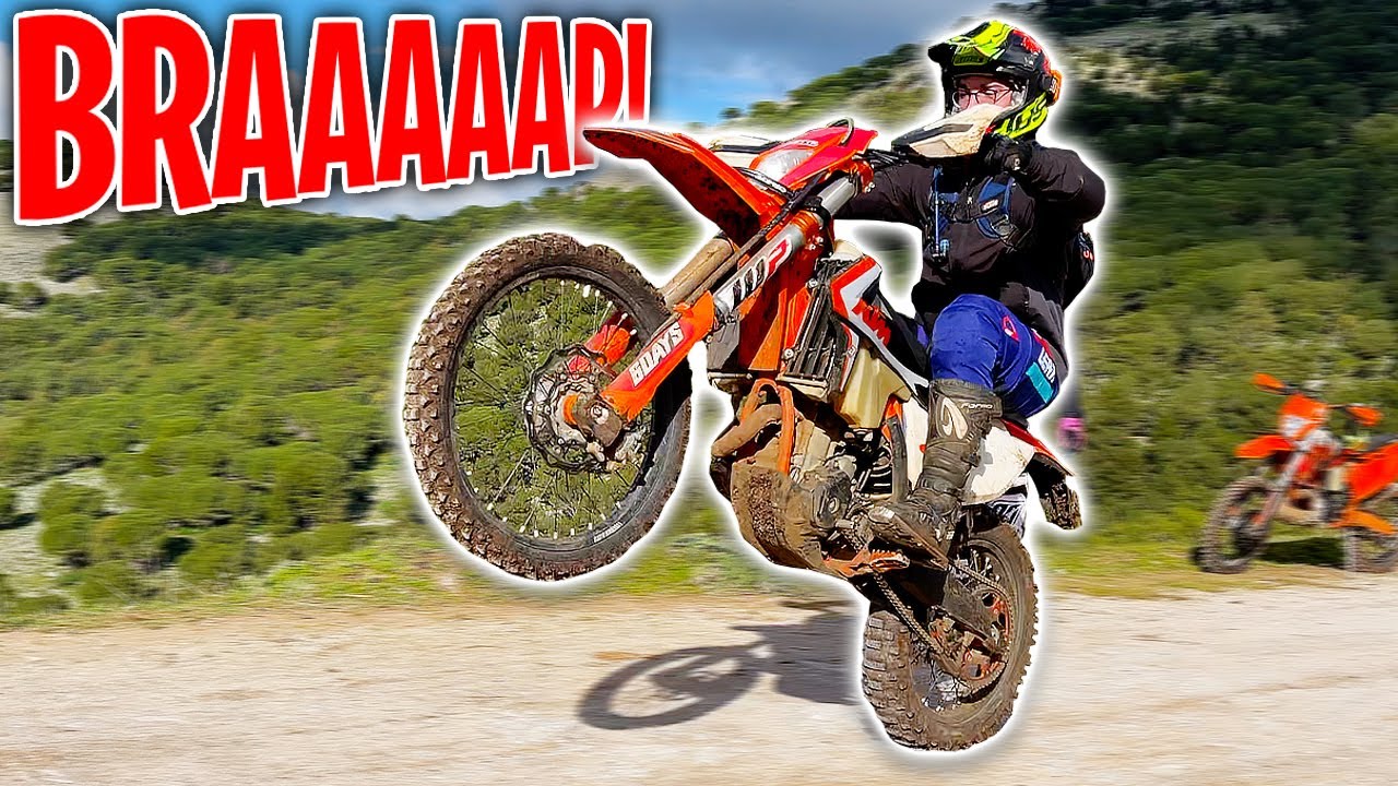 IMPARO AD IMPENNARE COL KTM!! Come sarà andata?