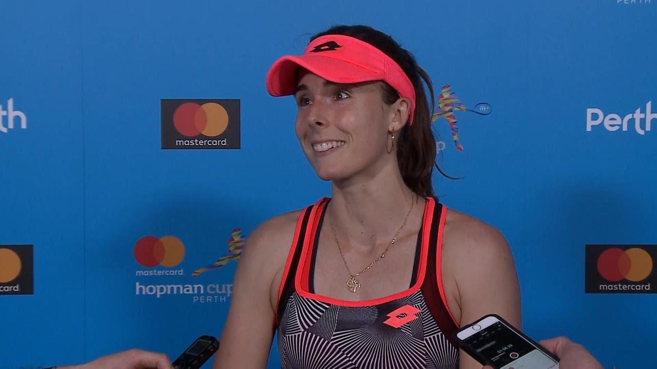 Alizé Cornet press conference (RR) | Mastercard Hopman Cup 2019