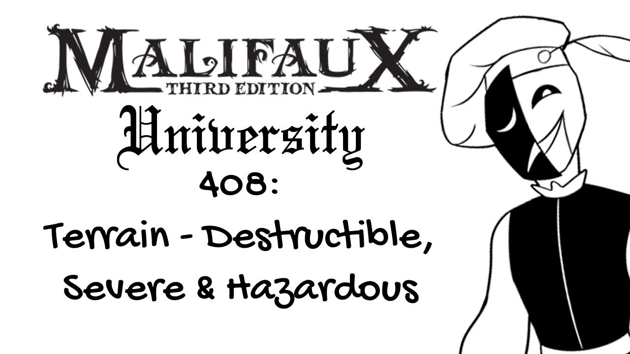 OLD Malifaux U408 - Terrain: Destructible, Severe & Hazardous
