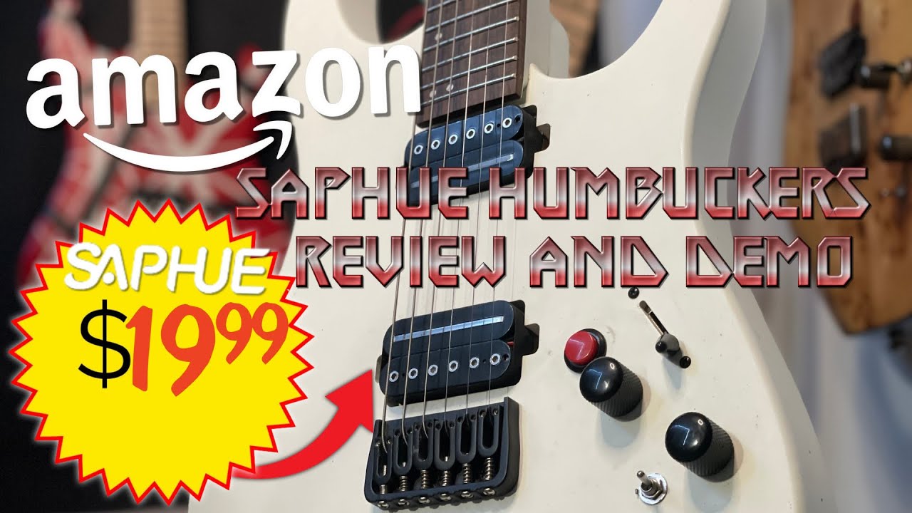 Обзор и демонстрация звукоснимателей SAPHUE Humbucker