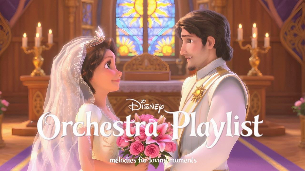 Dreamy Disney Playlist Orchestra with Rapunzel🎶Warm Melodies for Romantic Momments