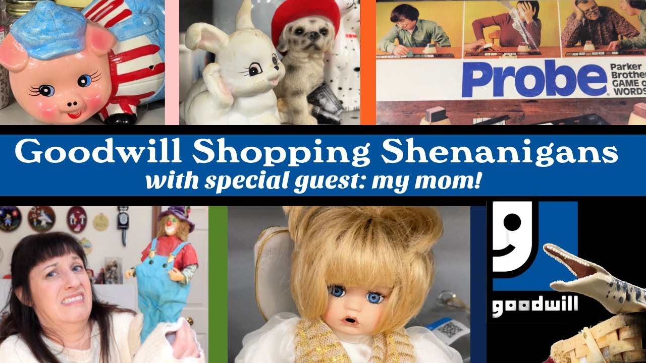 Thrift with Me (and My Mom) at Goodwill! - We find all the weird things! 