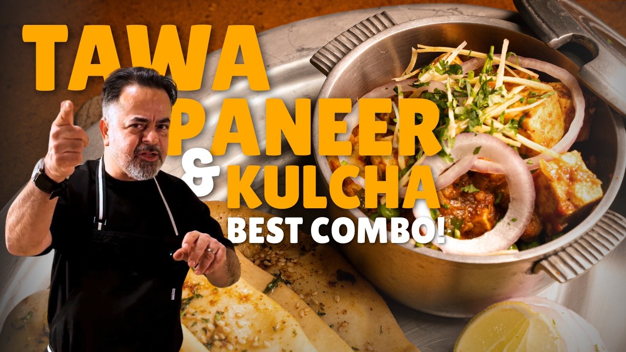 Tawa Paneer Fry & Masala Kulcha Recipe | Crispy Baked Kulcha with Chole Masala | Vicky Ratnani