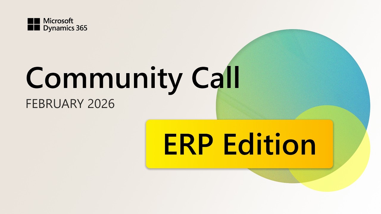 Встреча сообщества в феврале 2026 года по теме ERP-системы | Dynamics 365