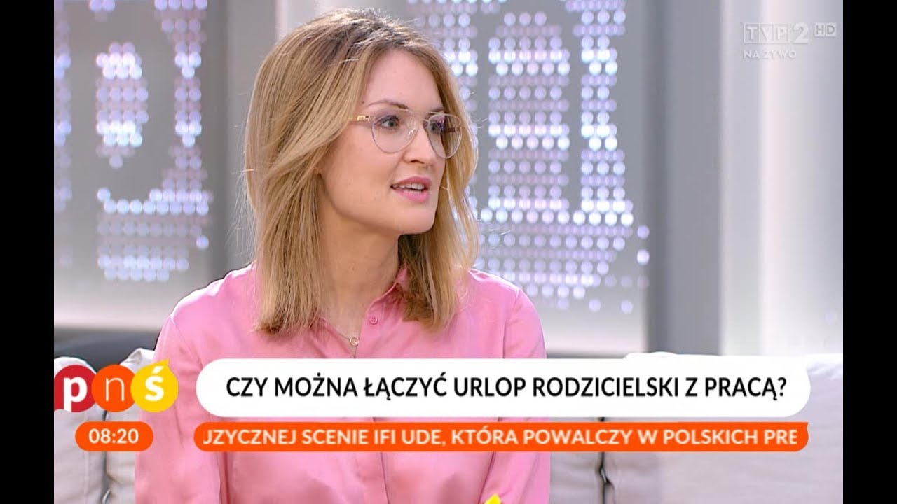 Natalia Bogdan o powrocie do pracy po urlopie macierzyńskim w Pytaniu na Śniadanie tvp2 Pytanie