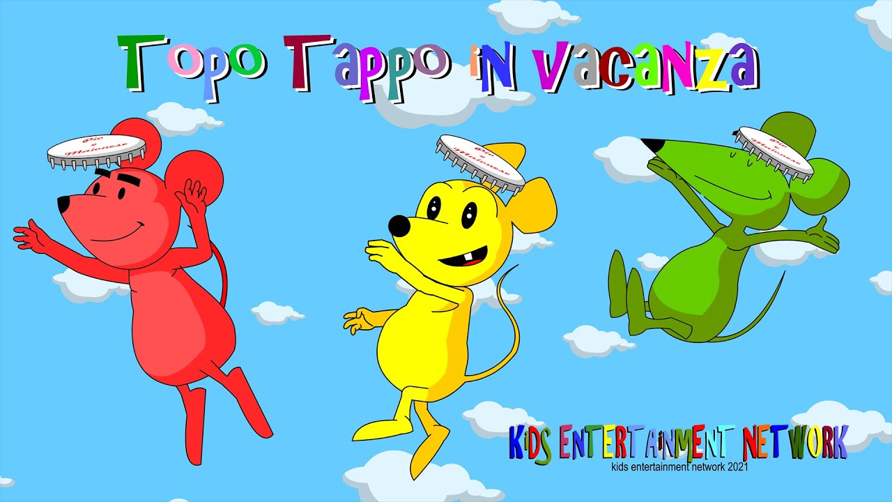 Topo Tappo in vacanza. canzone per bambini con Pio e Maionese.