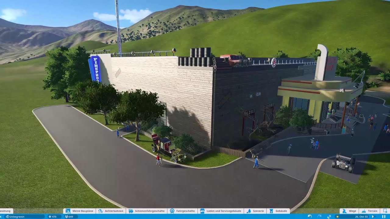 Van Helsing's Factory (Movie Park Germany) Nachbau Planet Coaster ThrillTobi