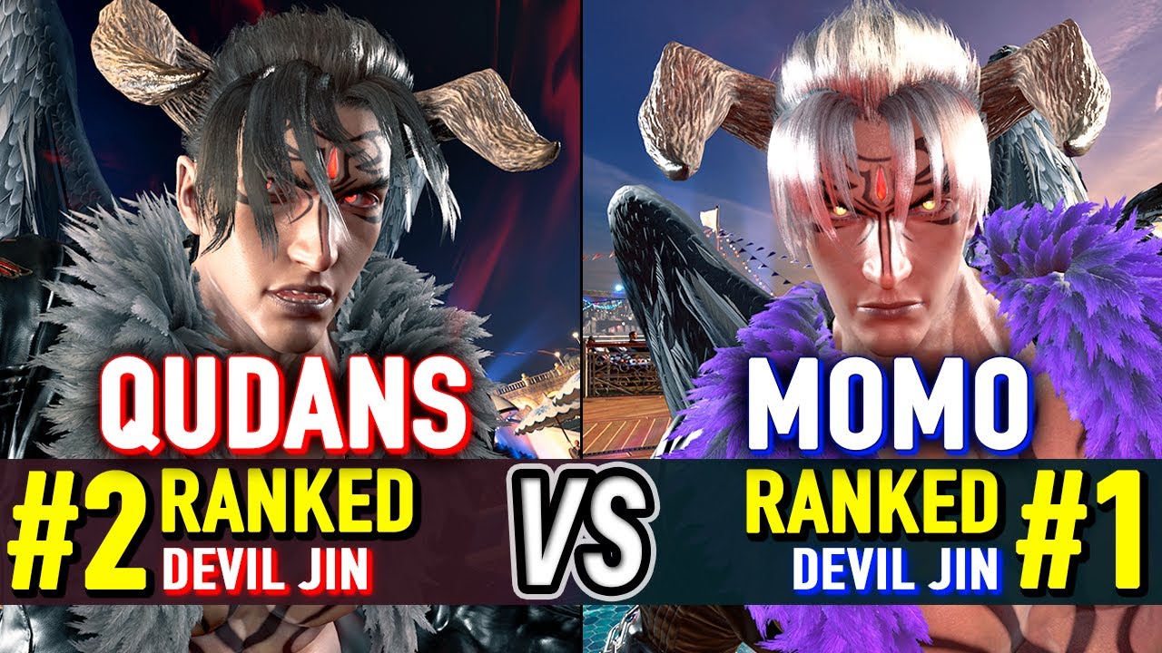 T8 🔥 QUDANS (#2 Ranked Devil Jin) vs MOMO (#1 Ranked Devil Jin) 🔥 Tekken 8 High Level Gameplay