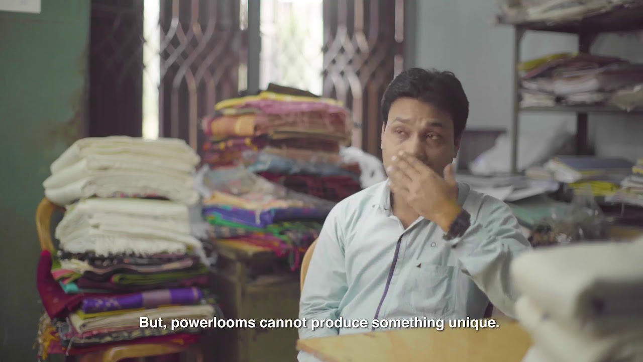Project LooM: Jamdani: Ramen Basak, a weaver talking about the process
