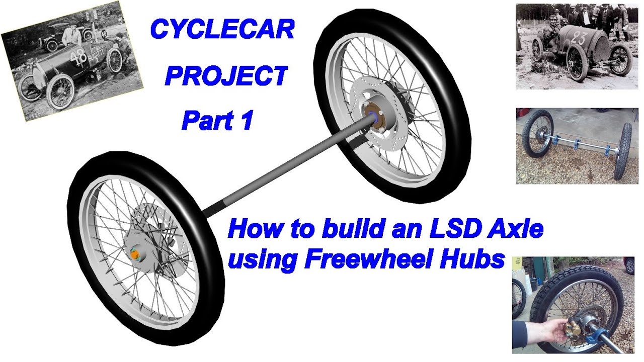 Как построить цепную ось LSD для Cyclekart