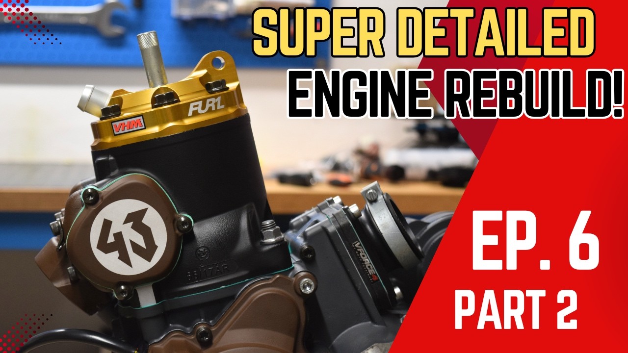 Engine rebuild + mods! 2Stroke Supermoto build : HSQ TE 250 - Ep.6 (part 2)