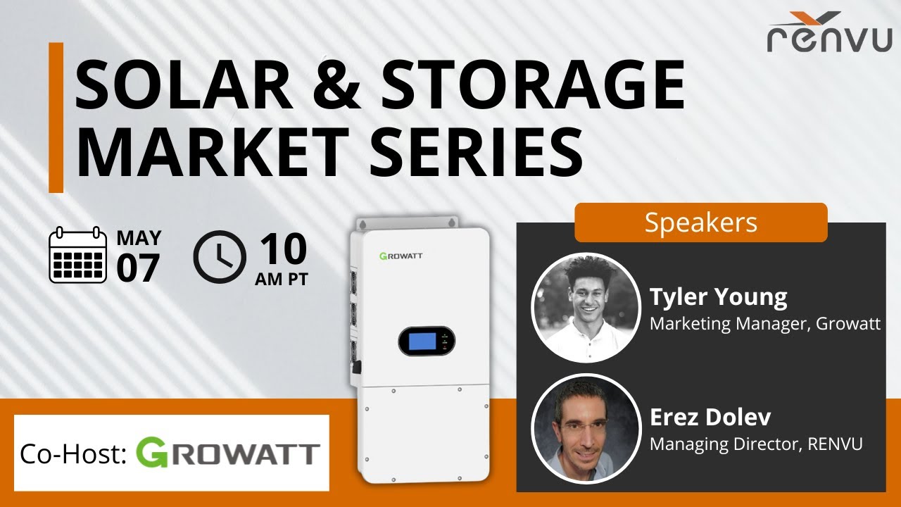 Solar & Storage Market Series with Growatt | RENVU