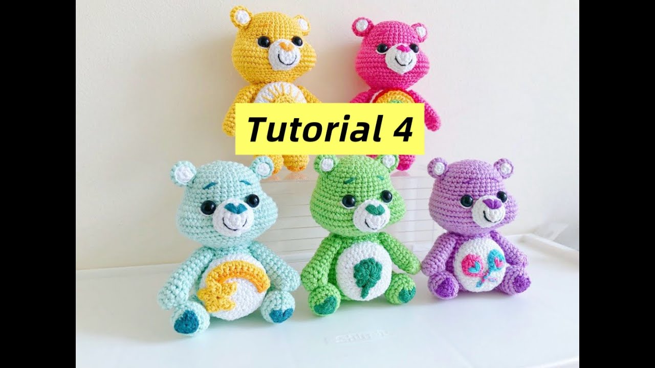 [ENG SUB] Care bears free pattern and tutorial 4